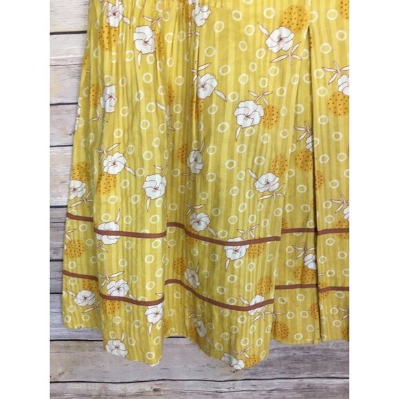 Lux Lux Lux Size 3 Yellow Floral Cotton Skirt - Picture 3 of 8